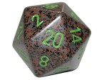 Chessex 20 Sided Dice - Large 34mm Speckled Earth